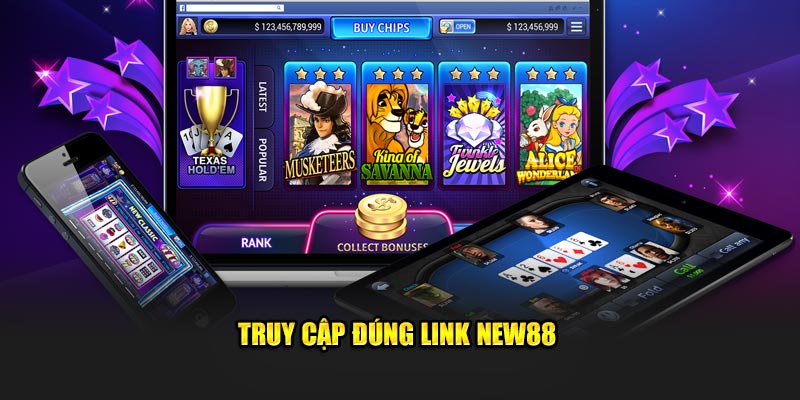 Truy cập đúng link New88